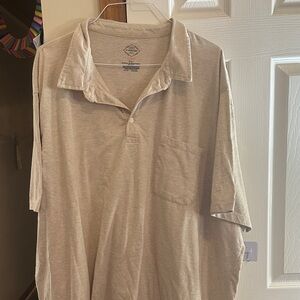 St. John's Bay Light Tan Polo Shirt